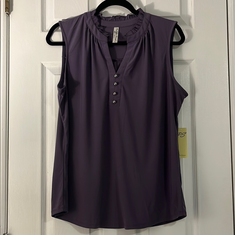 Purple Sleeveless Top